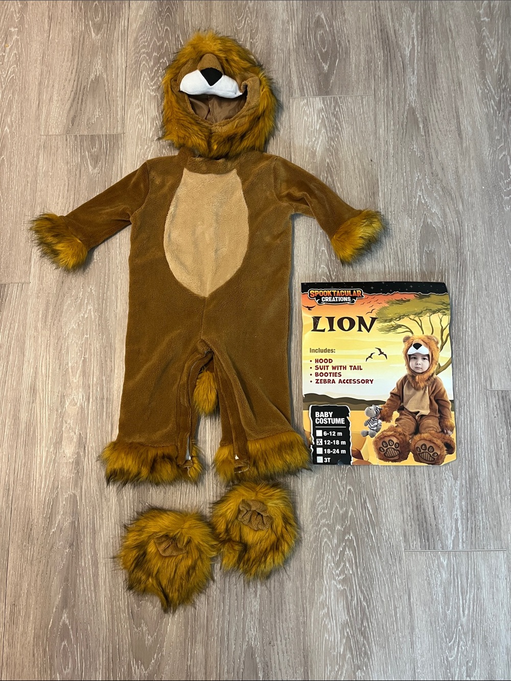 Spooktacular Creations Baby Lion Costume in Brown 12-18 months